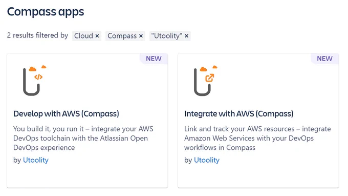 Utoolity Compass apps in the Atlassian Marketplace