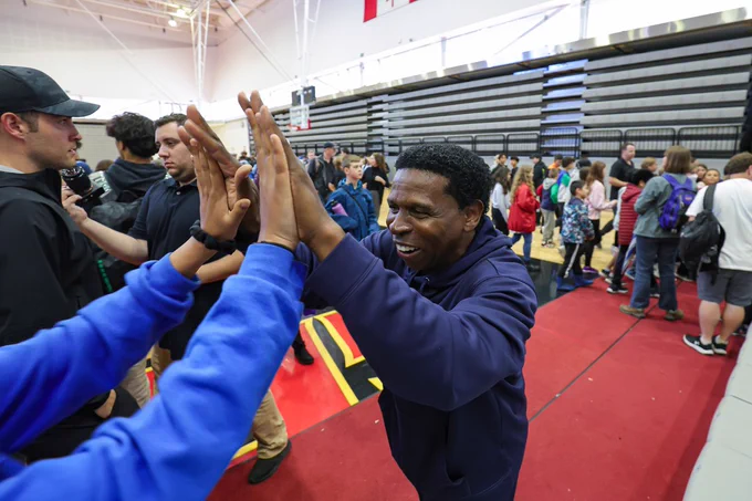 On Monday, May 27, 2024, the Toronto Argonauts hosted a "Huddle Up" anti-bullying program, with over 400 local Guelph elementary school students in attendance at the Guelph Gryphons Athletics Centre