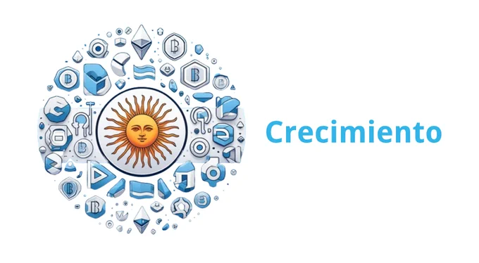 Logo de Crecimiento sobre fondo blanco, con leyenda "Crecimiento" a su derecha en color celeste.