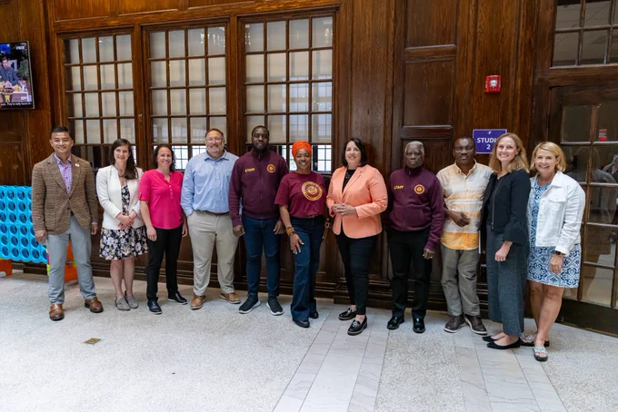 LG Driscoll, YMCA staff and others.