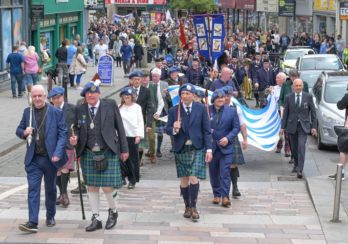 The 2024 Walking of the Marches in Stirling
