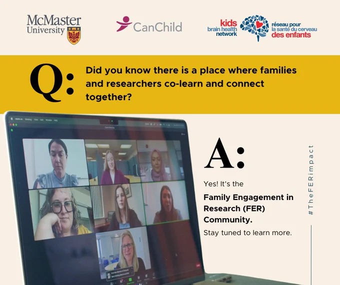 Zoom video of FER participants on a laptop.