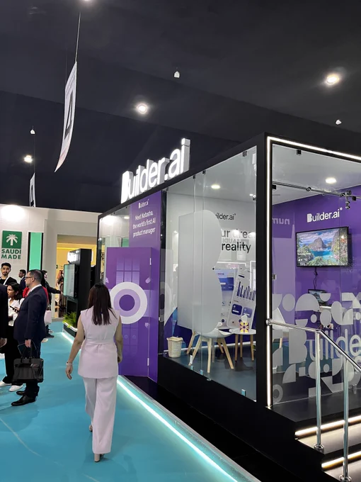 Builder.ai at #GITEXAfrica in Marrakech, Morocco.