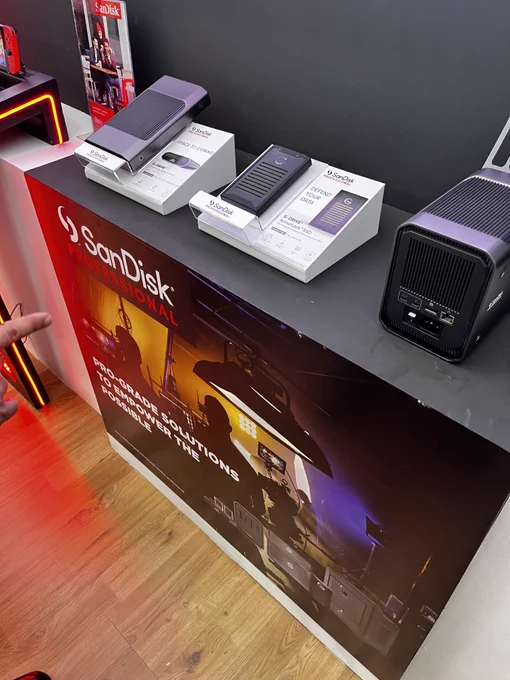 SanDisk at #GITEXAfrica in Marrakech, Morocco.