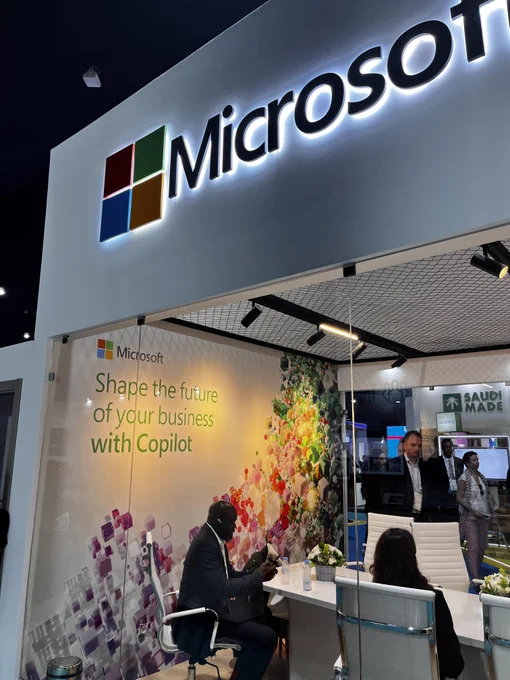 Microsoft at #GITEXAfrica in Marrakech, Morocco.
