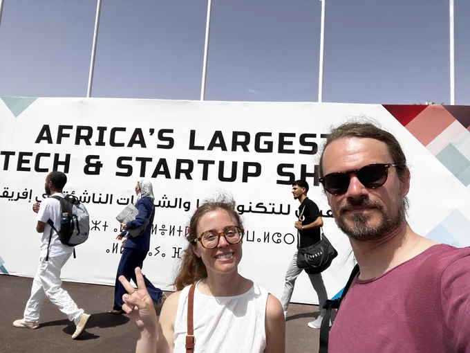 Startup Berlin Team at #GITEXAfrica in Marrakech, Morocco.
