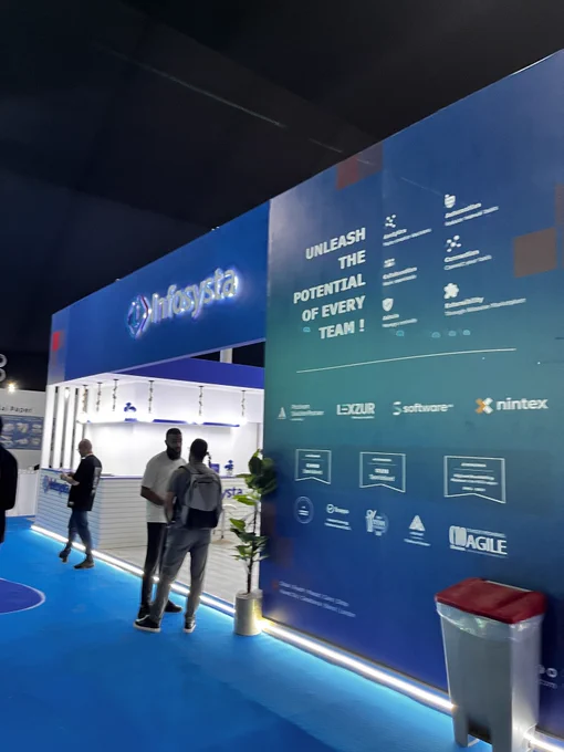 Infosysta at #GITEXAfrica in Marrakech, Morocco.