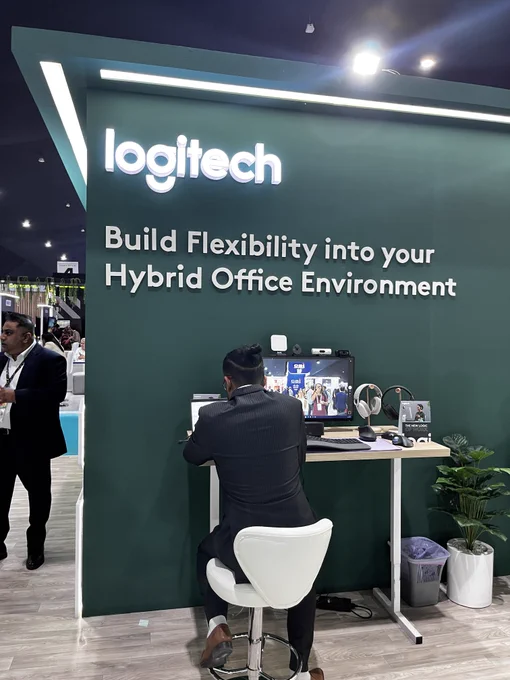 Logitech at #GITEXAfrica in Marrakech, Morocco.