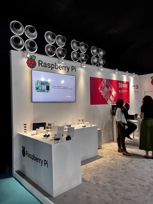 Raspberry Pi at #GITEXAfrica in Marrakech, Morocco.