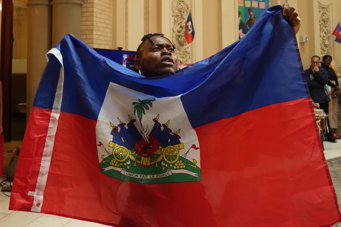Dance performer at a Haitian Heritage Month event at Tweed.