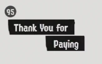 Thank you for paying