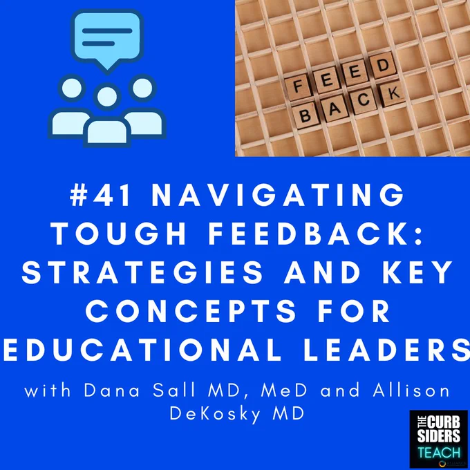 podcast cover art from Curbsiders Teach: #41 Navigating Tough Feedback: strategies and key concepts for education leaders