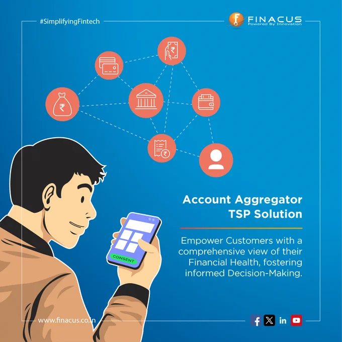 Unlock direct access to customer financial information with customers' consent, a certified FinAA TSP solution leveraging Account Aggregator frameworks💯

Book A Demo Session
📞 91 22-6689 4444
📩 info@finacus.co.in
🔍 www.finacus.co.in

