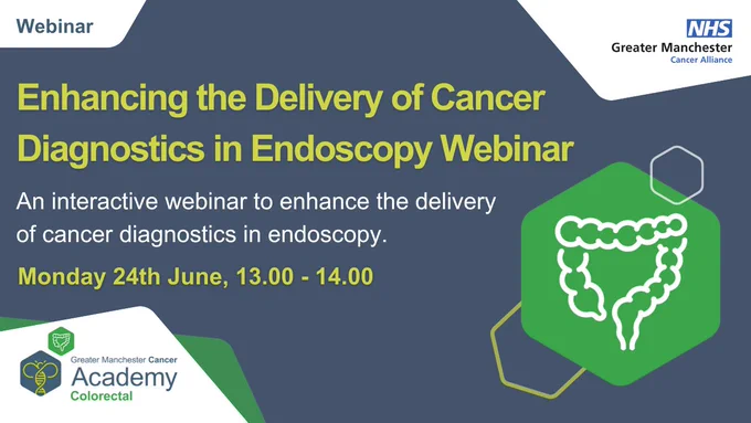 Webinar 
Enhancing the Delivery of Cancer Diagnostics in Endoscopy Webinar 

An interactive webinar to enhance the delivery of cancer diagnostics in endoscopy

Monday 24th June, 13.00 - 14.00