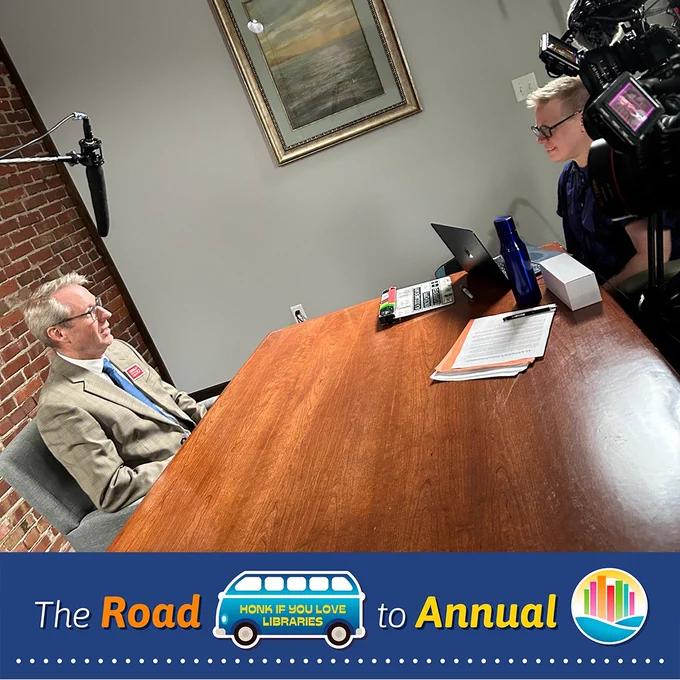ALA President Emily Drabinski interviews Sean Bird, President of the Kansas Library Association and Senior Associate Dean, Washburn University.