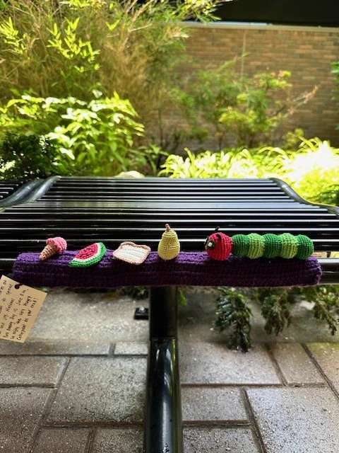 knitted caterpillar