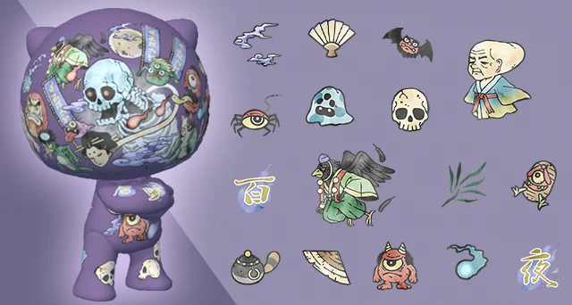 Sticker Series: Night March of the Yōkai