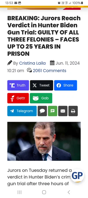 USA, Hunter Biden colpevole