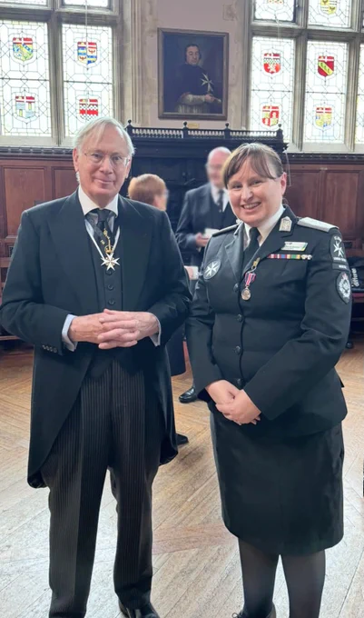 Dr Sarah Davies, Deputy Director of Nursing for the PRUH and South Sites, on being awarded a King Charles III Coronation Medal.