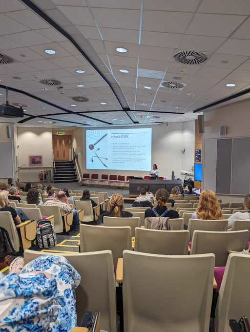 Presentation in a lecture theatre