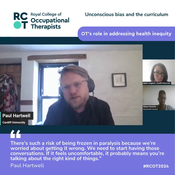Quote reads: There’s such a risk of being frozen in paralysis because we’re worried about getting it wrong. We need to start having those conversations. If it feels uncomfortable, it probably means you’re talking about the right kind of things.” - 