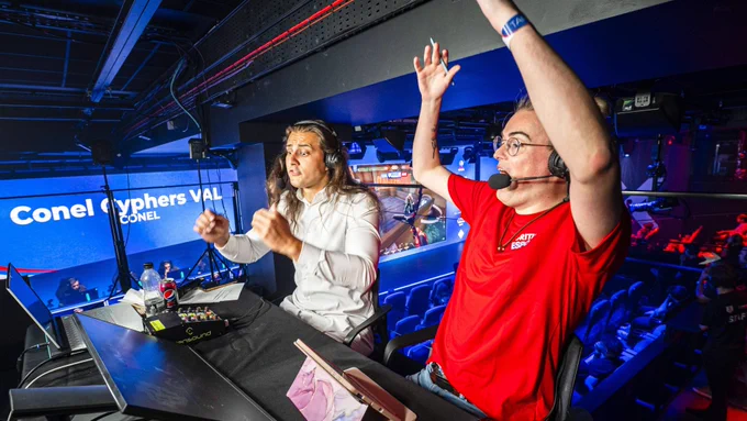 Waxen and EKO casting an exciting moment at BESC Finals 2023
