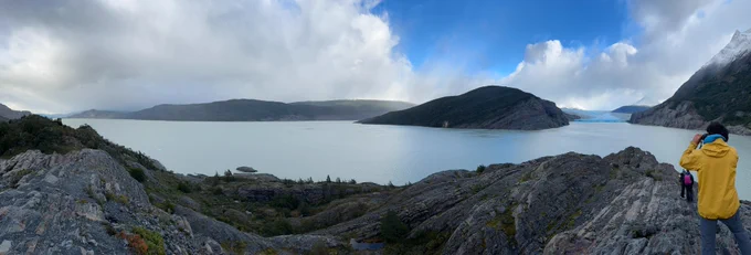 Fotografías de la expedición de la UC y la Universidad de Columbia en la Patagonia. Créditos: Crédito fotográfico: Glaciar Grey/Jacqueline Austermann.