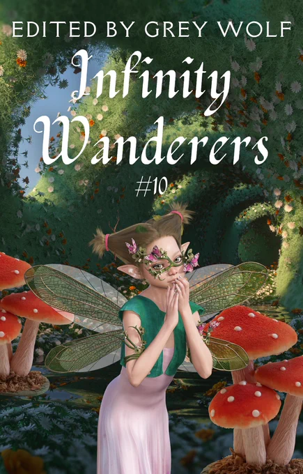 The full picture by Allister Nelson that was used for the cover of Infinity Wanderers 10, which is cropped for the paperback version