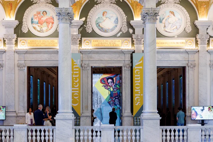 Entrance to the David M. Rubenstein Treasures Gallery in the Thomas Jefferson Building. Photo by Shawn Miller/Library of Congress.