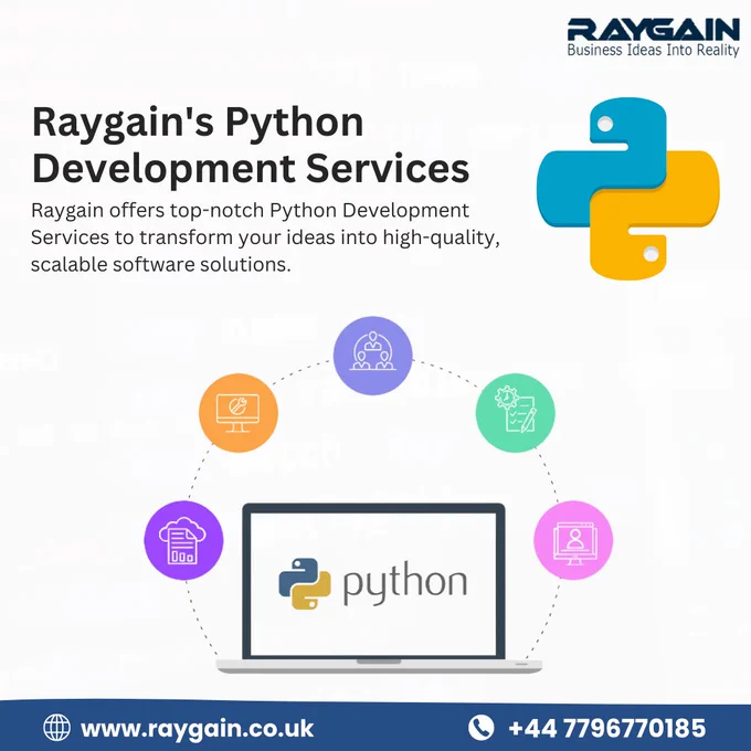 Raygain's top-notch Python Development Services 🚀
