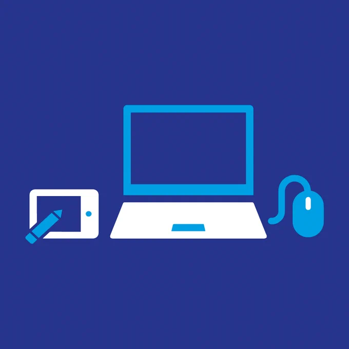 Computer and tablet - Digital Data and ICT category team icon