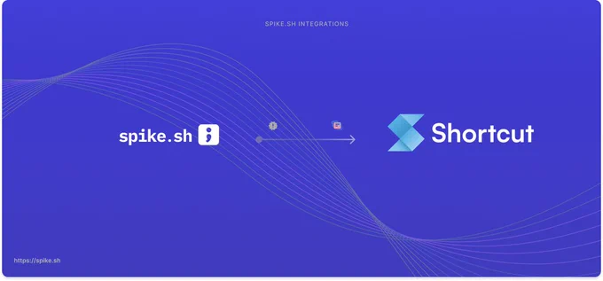 Shortcut integration with Spike.sh