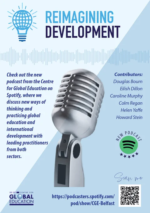 Listen to the brand new podcast series from the Centre from Global Education and guest speakers. Available now on Apple and Spotify.