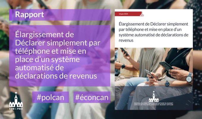 Image décorative pour le rapport « Élargissement de Déclarer simplement par téléphone et mise en place d’un système automatisé de déclarations de revenus » 