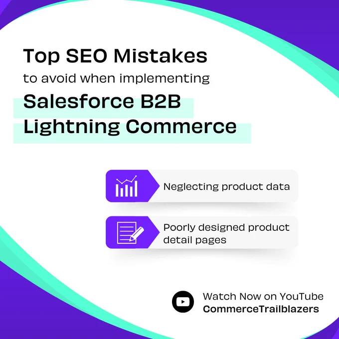 Top SEO mistakes to avoid when implementing Salesforce B2B Lightning Commerce