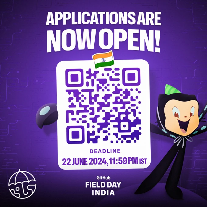 GitHub Field Day India Applications Open!
