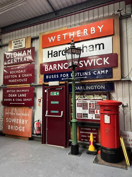 Museum with postbox