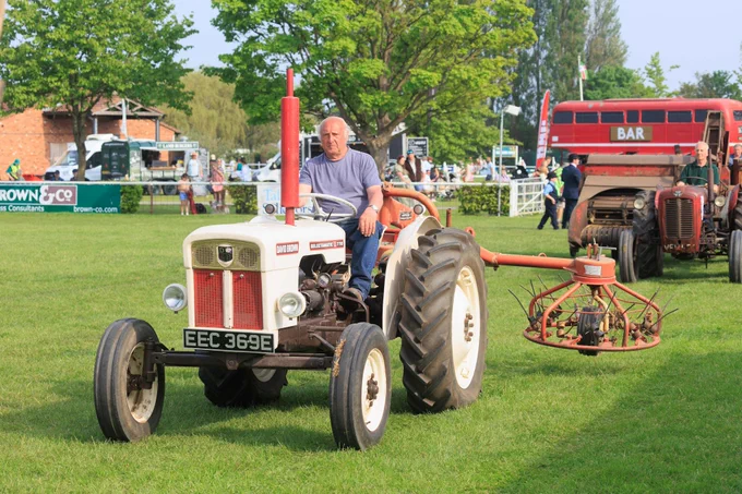 Vintage tractors at the Notts County Show