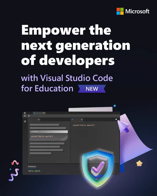 Picture of VS Code for EDU