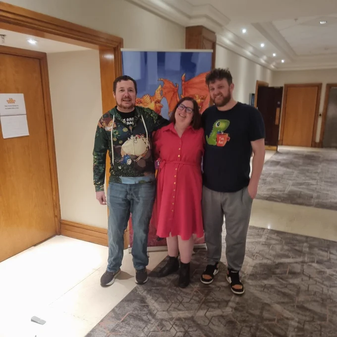The Decking Awesome Games staff at the board game library