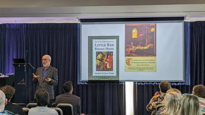 James LaRue speaking at CILIPS24 