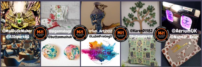Image shows a collage of 10 businesses who are all part of the My Helpful Hints Small Business Directory