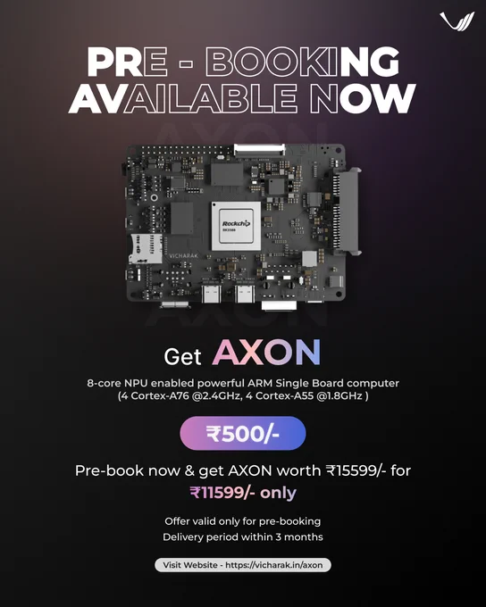 pre-booking poster of Axon 