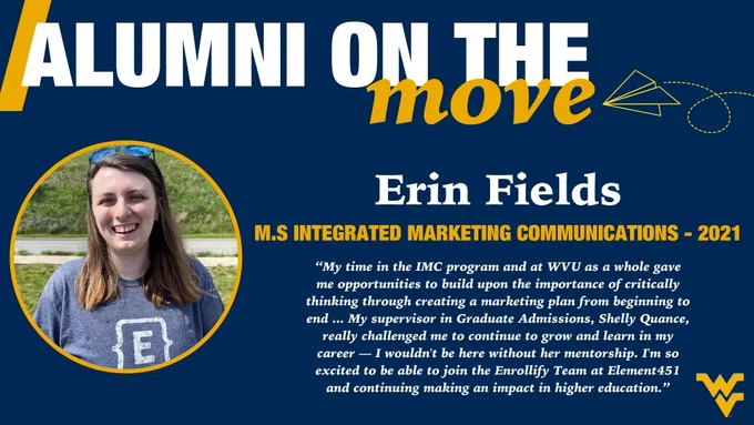 Alumni on the Move: Erin Fields