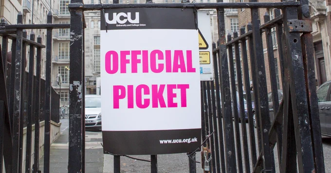 UCU picket poster