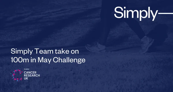 Simply team take on 100m in May Challenge in aid of Cancer Research UK