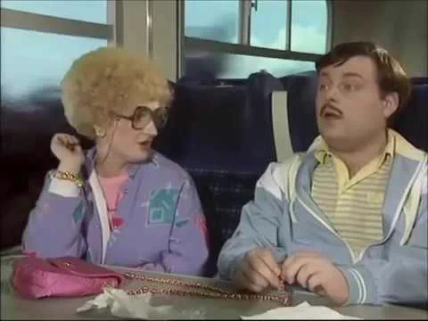 The train couple from the Fast Show.