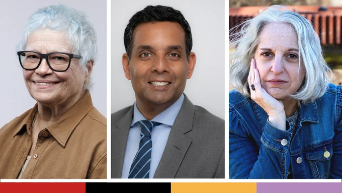 Mary Hynes, Dr Samir Sinha and Dr. Tracey Gendron