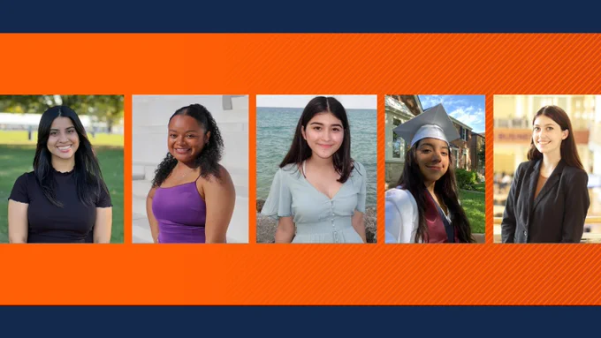 Collage of new Humanities in Action students