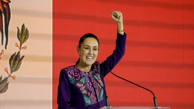Image of Mexico President-elect, Claudia Sheinbaum 